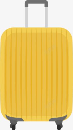 黄色行李箱黄色拉杆箱高清图片