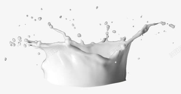 喷溅的牛奶白色溅射牛奶png免抠素材_新图网 https://ixintu.com 喷溅的牛奶 溅射牛奶 白色 纯牛奶