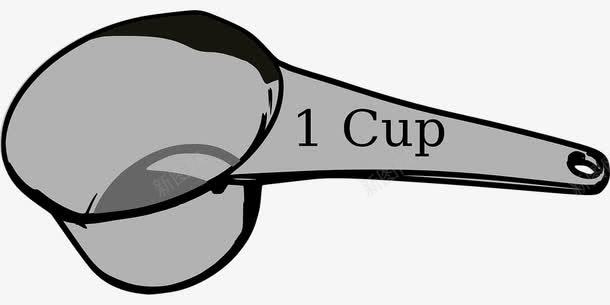 一个量勺png免抠素材_新图网 https://ixintu.com 勺子 奶粉 设计 量杯