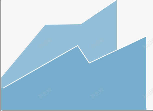 蓝色金融信息图表矢量图eps免抠素材_新图网 https://ixintu.com 上升 商务 矢量图 科技 箭头涨价 股票 股票证券信息图表 走势图 走向 走线 金融信息图表
