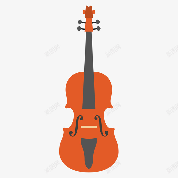 小提琴乐器矢量图ai免抠素材_新图网 https://ixintu.com 小提琴 小提琴图 平面小提琴 校园文化艺术节 演奏 矢量图 表演 音乐
