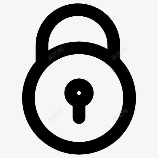 挂锁图标png_新图网 https://ixintu.com 安全挂锁 密码 工具和用具 隐私