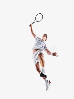 单人加宽打羽毛球的男人高清图片
