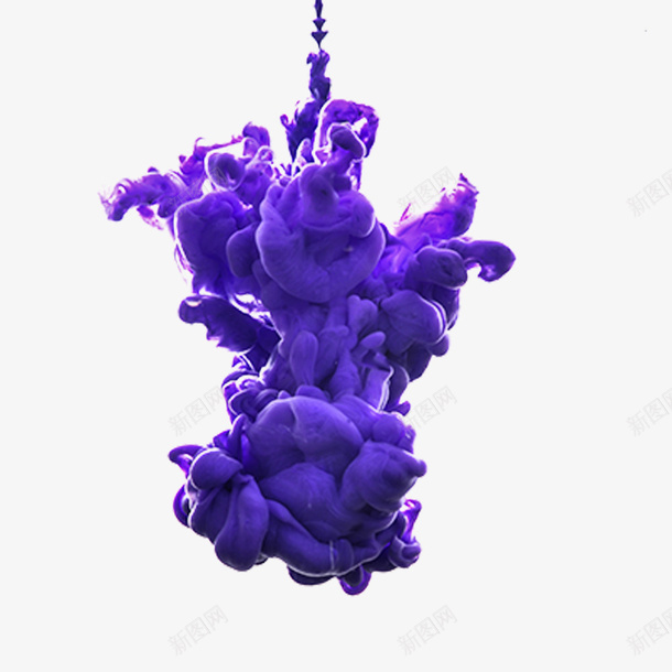 紫色烟雾png免抠素材_新图网 https://ixintu.com 图案 彩色 时尚 炫彩 烟雾 简约 紫色 色彩 装饰 雾气 颜料