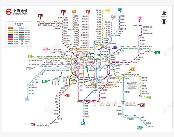 上海地铁交通图最新png免抠素材_新图网 https://ixintu.com 上海 上海地铁 交通 地铁 城市
