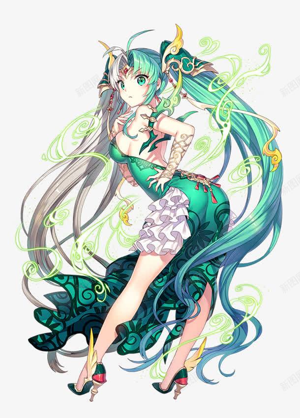 初音西双马尾少女png免抠素材_新图网 https://ixintu.com 少女 马尾