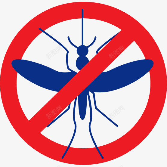简约红色禁止蚊子传染病毒图标设png_新图网 https://ixintu.com 传染 图标 奇卡病毒 控制 疾病 禁止蚊子 简约 简约红色禁止蚊子传染病毒图标设计免抠免费下载 蓝色蚊子 设计 预防