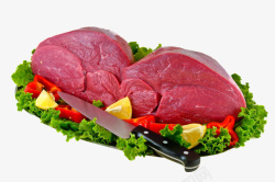 切刀牛肉蔬菜高清图片