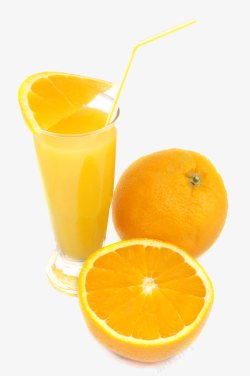 橘子和橙汁素材
