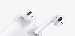 苹果7无线耳机特写iPhone7无线耳机高清图片