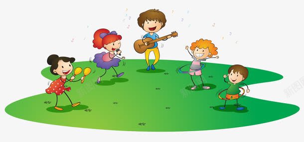 在草地上唱歌的一群孩子png免抠素材_新图网 https://ixintu.com 乐曲 卡通 唱曲 嗨 声音 悦耳 旋律 歌唱 美妙的声音 草地上 长大嘴巴 音律