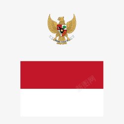 岛国印尼国徽图标高清图片