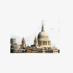 伦敦大教堂圣保罗大教堂高清图片