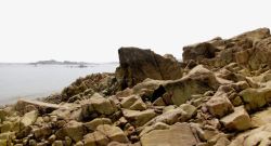 海岸沙滩壁纸礁石高清图片