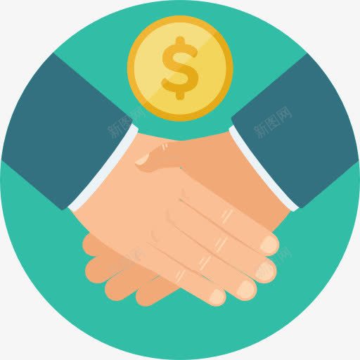 协议图标png_新图网 https://ixintu.com 业务 协议 合作 商业和金融 手势 手和手势 握手