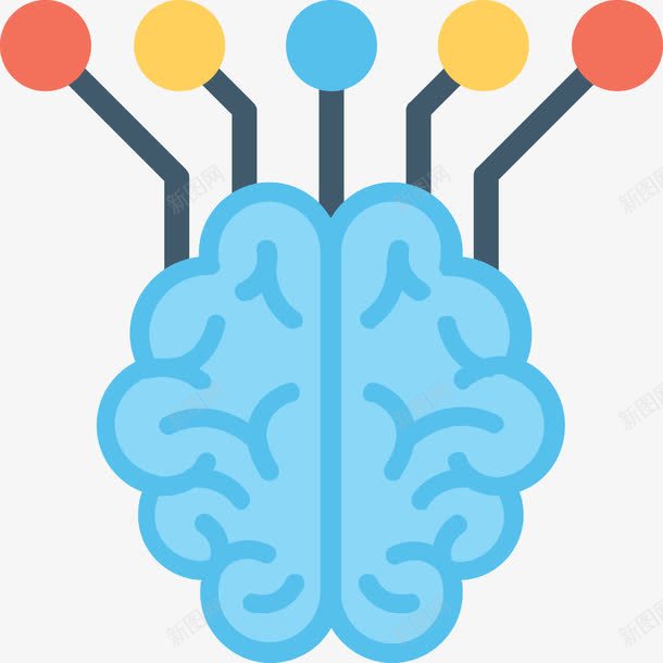 大脑CPU图标png_新图网 https://ixintu.com cpu 人脑 卡通图标 大脑 头脑 接线图 最强大脑 电路板 科技 脑神经 蓝色