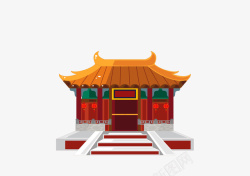 游戏内古代商铺中国古建筑高清图片