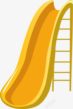 滑梯PNG图卡通滑梯矢量图高清图片