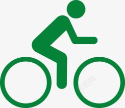 车子图标骑自行车的人图标高清图片