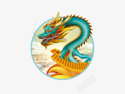 创意龙王中国风创意龙王图标高清图片