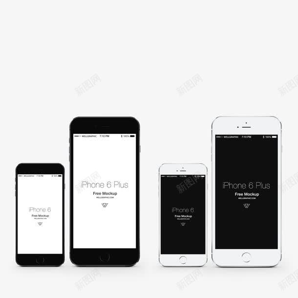 苹果手机模型png免抠素材_新图网 https://ixintu.com iPhone6 苹果6 苹果6Splus 苹果6plus 苹果6s