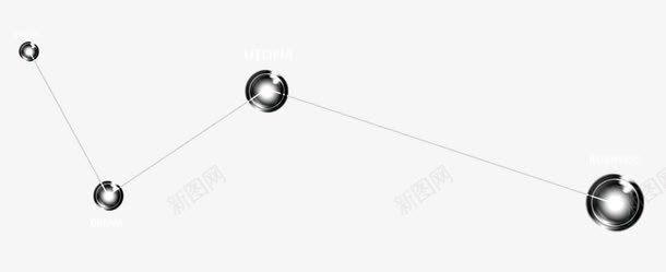 小球连接科技元素png免抠素材_新图网 https://ixintu.com 小球 球体 科技 连接