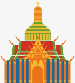 泰国宫殿素材