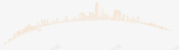 城市png免抠素材_新图网 https://ixintu.com 地平线 建筑物 手绘城市 高楼大厦