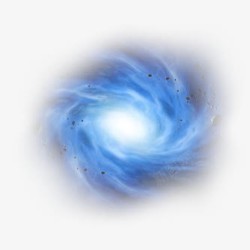 蓝色星光漩涡背景素材