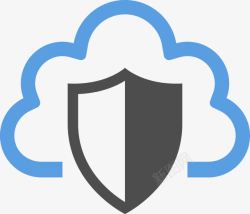 互联网存储云端服务安全图标高清图片