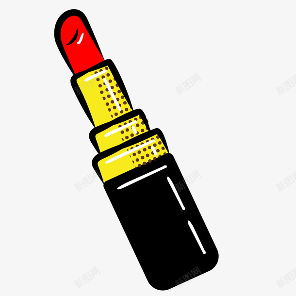 波普风装饰口红元素矢量图ai免抠素材_新图网 https://ixintu.com 口红 手绘 波普 波普风 波普风格 装饰图案 矢量图
