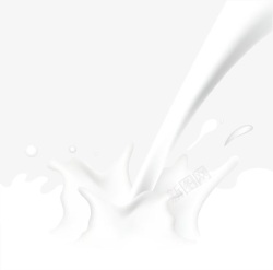牛奶乳品喷溅牛奶效果高清图片