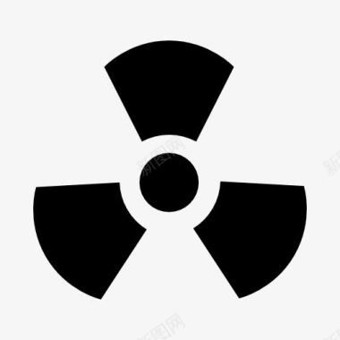放射性警示标识图标图标