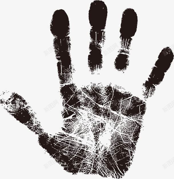 黑色纹理手掌片矢量图eps免抠素材_新图网 https://ixintu.com 很色 手掌 手纹 黑色纹理 矢量图