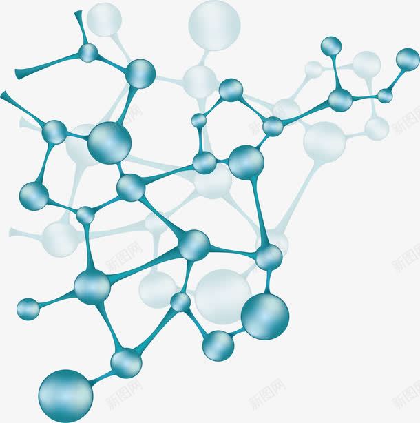 分子结构网png免抠素材_新图网 https://ixintu.com 分子 分子结构 拓扑图 矢量png 结构网 网络拓扑图 网络结构