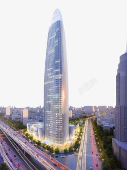 商业综合体济南绿地中心建筑高清图片