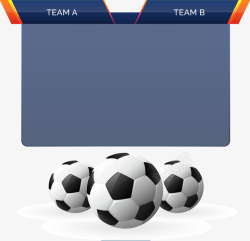 世界杯赛程手绘足球比赛积分矢量图高清图片