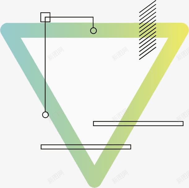绿色三角形png免抠素材_新图网 https://ixintu.com 三角形 不规则图形 几何图形 水彩 线条 线段 绿色 装饰