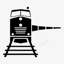 黑色高速列车剪影黑色高铁剪影高清图片