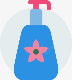洗手液瓶子美容spa护肤矢量图图标高清图片