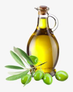 玻璃瓶橄榄油素材