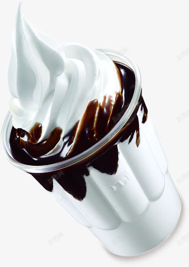 摄影巧克力圣代冰淇淋png免抠素材_新图网 https://ixintu.com 冰淇淋 巧克力 摄影