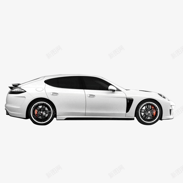 白色汽车png免抠素材_新图网 https://ixintu.com 一辆 侧面 卡通 图案 手绘 汽车 白色 简图