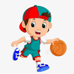 打篮球的小男孩打球的男孩高清图片