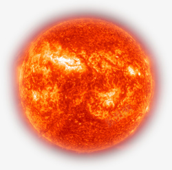 红色火球太阳矢量图高清图片
