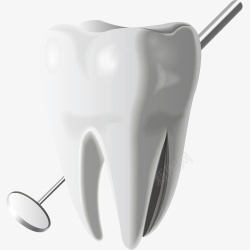 牙痛修复解剖图牙齿修复效果图高清图片