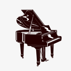 钢琴曲图标钢琴图标高清图片