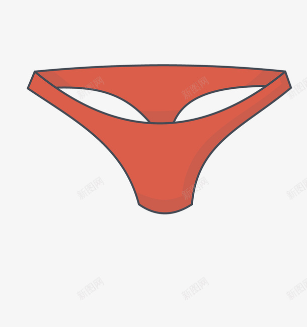 红色内裤可爱服饰图标png_新图网 https://ixintu.com 令人喜欢 可爱 大方 女士 小小的 性感 成熟 简单 简洁 红色