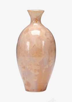 陶艺花瓶肉粉色花瓶高清图片