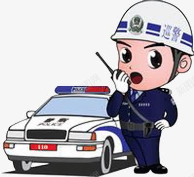 卡通人物交通警察png免抠素材_新图网 https://ixintu.com 交警 交通警察 交通警察卡通 卡通人物 消防警